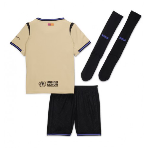 Barcelona Replica Away Stadium Kit for Kids 2025-26 Short Sleeve (+ pants)
